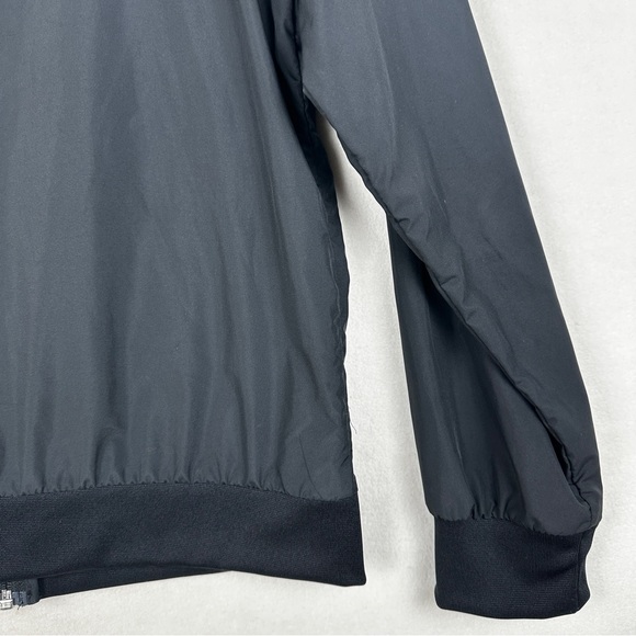 Nike Windrunner Jacket Just Do It Full Zip Hood Black White Logo Print Youth L - Picture 8 of 16